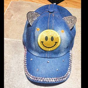 Kitty Ears Denim Cap